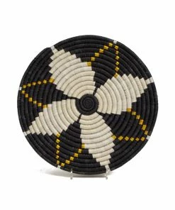 RWANDA HOME Gilded Black Hope Trivet