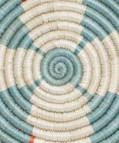 RWANDA HOME Silver Blue + Ginger Trivet