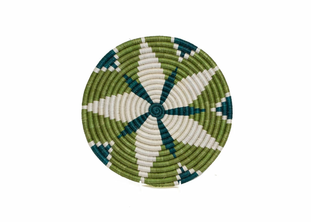RWANDA Pastel Green Trivet HOME 3 RWANDA Pastel Green Trivet HOME