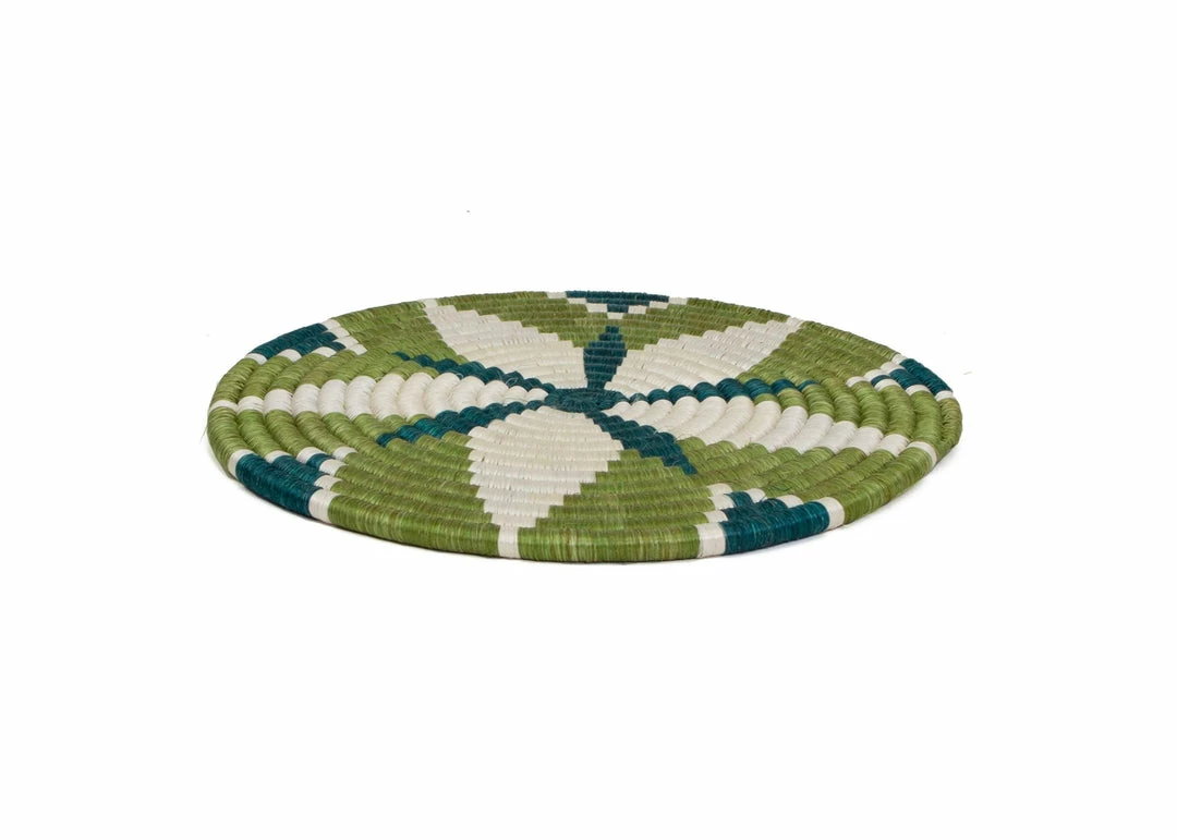 RWANDA Pastel Green Trivet HOME 4 RWANDA Pastel Green Trivet HOME