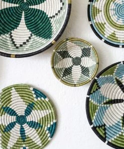 RWANDA Pastel Green Trivet HOME 11 RWANDA Pastel Green Trivet HOME