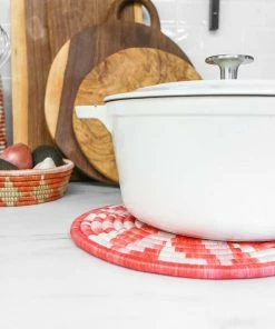RWANDA Coral Virunga Trivet HOME