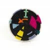 RWANDA Small Black + Neon Mtoto Trivet