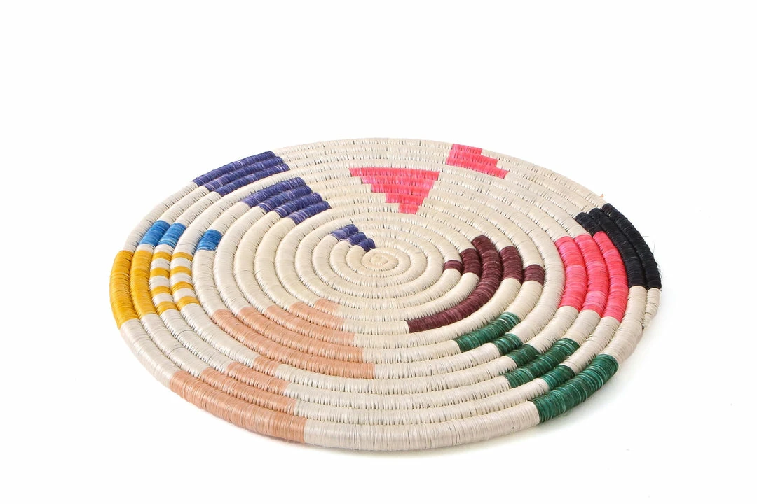 RWANDA HOME Small Neon Mtoto Trivet 4 RWANDA HOME Small Neon Mtoto Trivet