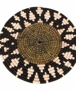 RWANDA Black & White Fani Placemat