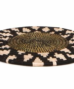 RWANDA Black & White Fani Placemat