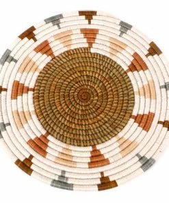 UGANDA 15" Shades Of Sand Woven Charger Placemat HOME
