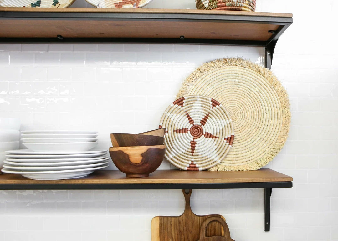 UGANDA Natural Large Fringed Charger 4 UGANDA Natural Large Fringed Charger