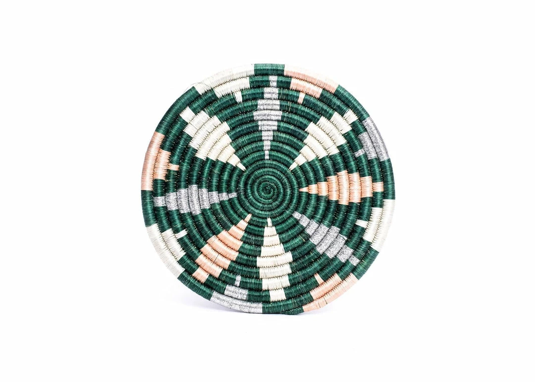 RWANDA HOME Jadi Metallic Floret Hot Pad 3 RWANDA HOME Jadi Metallic Floret Hot Pad