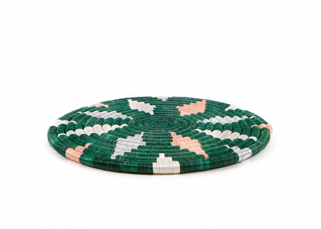 RWANDA HOME Jadi Metallic Floret Hot Pad 4 RWANDA HOME Jadi Metallic Floret Hot Pad