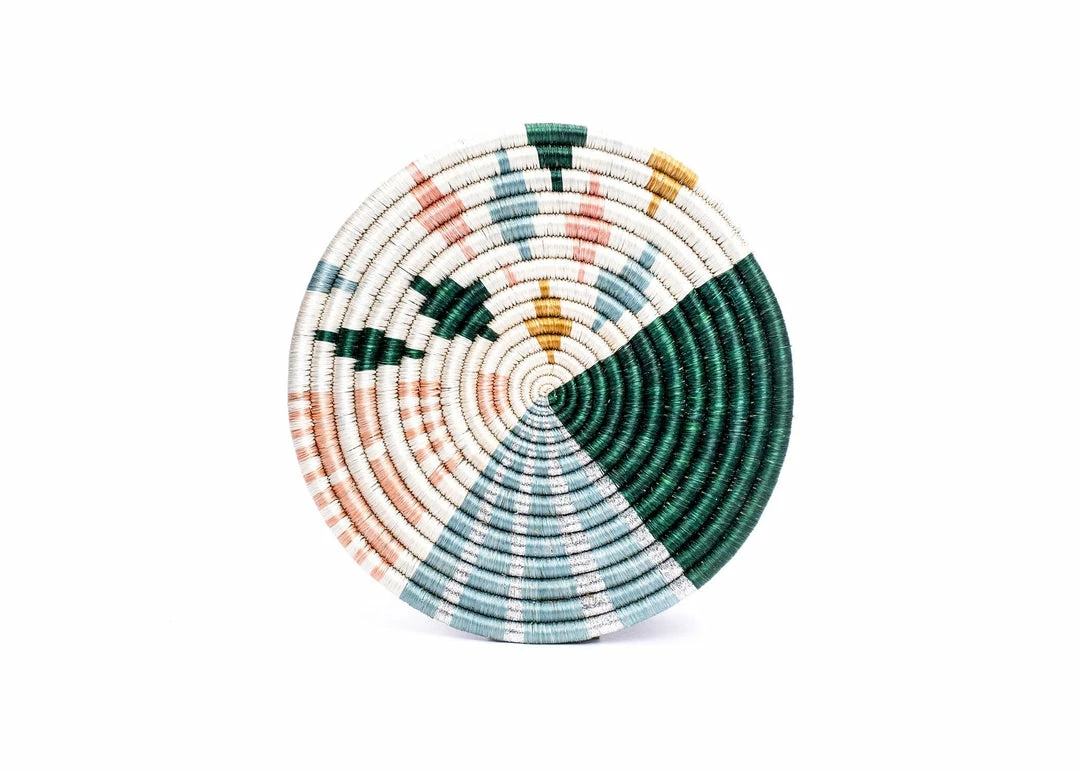 RWANDA Fani Metallic Floret Hot Pad 3 RWANDA Fani Metallic Floret Hot Pad