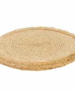 UGANDA Natural Large Fringed Charger 9 UGANDA Natural Large Fringed Charger