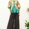 UZBEKISTAN CLOTHING Feruza Ikat Top