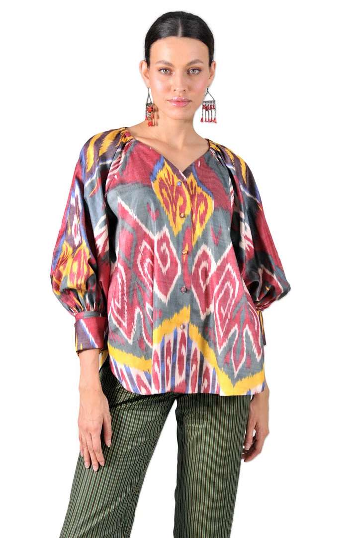 UZBEKISTAN Feruza Ikat Top 4 UZBEKISTAN Feruza Ikat Top