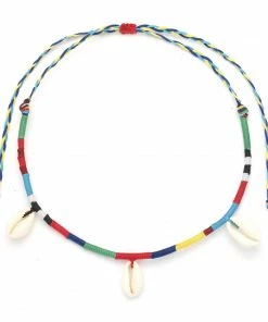 GREECE JEWELRY Tri-Shell Choker