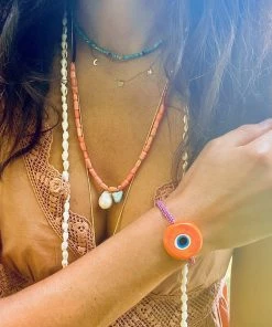 GREECE JEWELRY Turquoise Beaded Choker