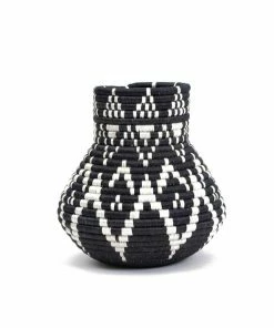 RWANDA Black Rangi Vase HOME