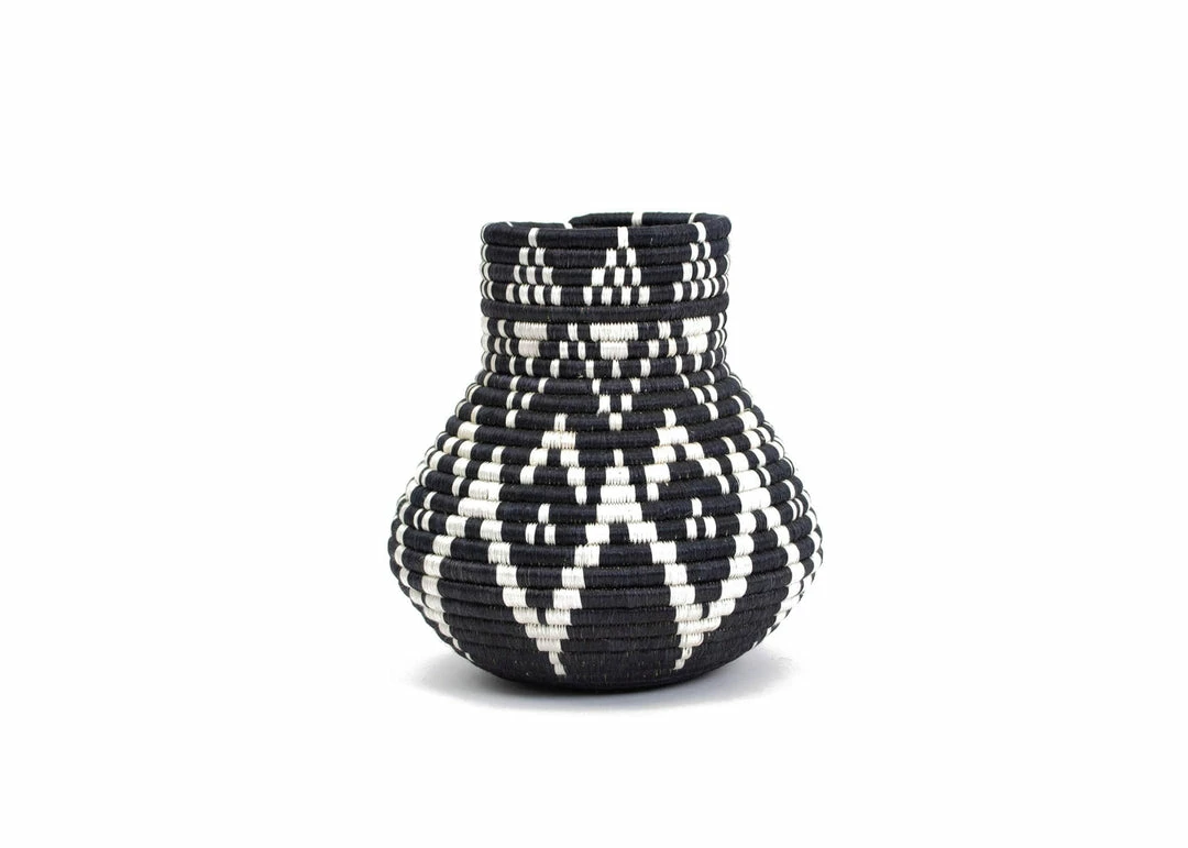RWANDA Black Rangi Vase HOME 3 RWANDA Black Rangi Vase HOME