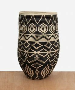 RWANDA Imani Medium Floor Basket HOME