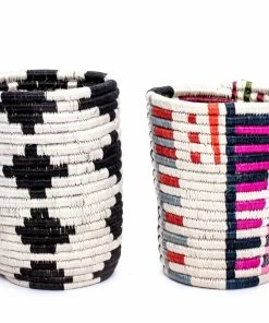 RWANDA HOME Tiny Black Vase / Pencil Holder