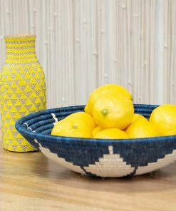 RWANDA Large Blue Night Hope Bowl HOME