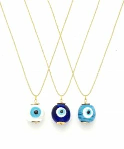GREECE Evil Eye Pendant Necklace