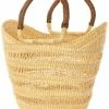 Natural Ghanaian Lacework Wing Shopper BAGS 2 Natural Ghanaian Lacework Wing Shopper BAGS