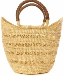 Natural Ghanaian Lacework Wing Shopper BAGS 8 Natural Ghanaian Lacework Wing Shopper BAGS