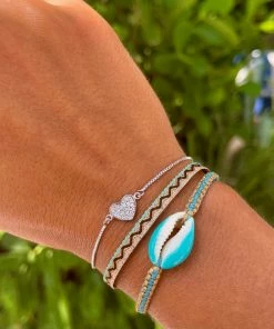 GREECE JEWELRY Ocean Cowrie Shell Bracelet