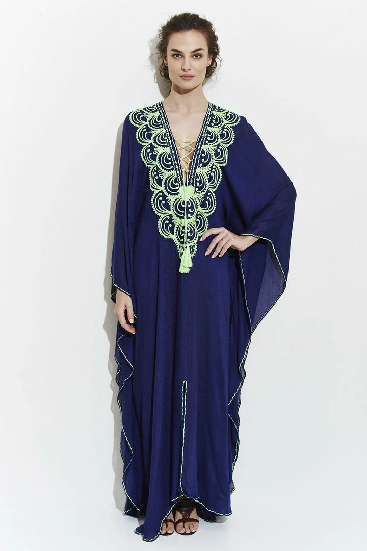 MOROCCO El Fenn Long Kaftan 12 MOROCCO El Fenn Long Kaftan