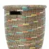 SENEGAL HOME Sable Swirl Flat Lid Storage Basket 1 SENEGAL HOME Sable Swirl Flat Lid Storage Basket