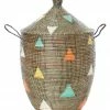 SENEGAL HOME Large Teranga Triangles Hamper Basket