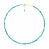GREECE JEWELRY Turquoise Beaded Choker